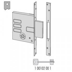 CISA 57010.61.0: «solo catenaccio» — лише ригель; довгий ключ