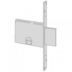 CISA 57013.70.0: верхній врізний сувальдний замок (риґель)