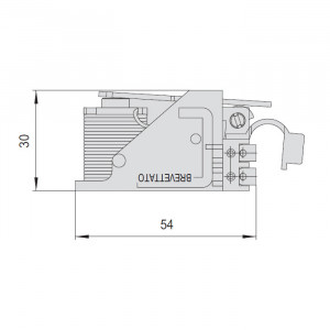 Регульована група котушок CISA, 12 В AC, тримач із синього нейлону