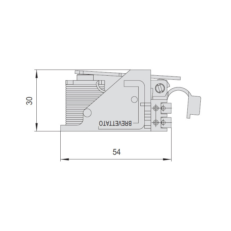 Регульована група котушок CISA, 12 В AC, тримач із синього нейлону