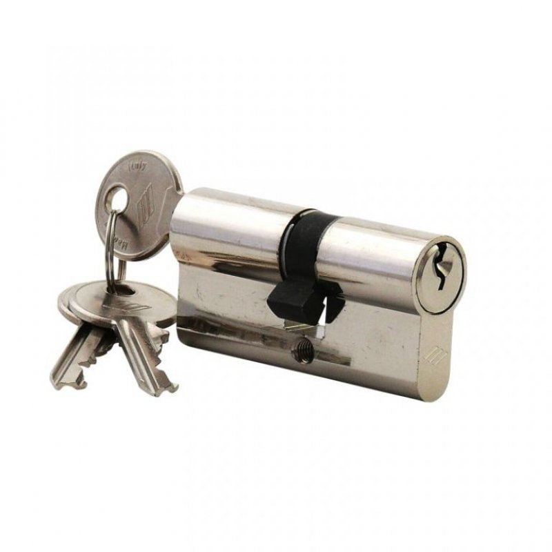 Євроциліндр CISA PRATIC, двосторонній «ключ-ключ», базова серія для дверних замків