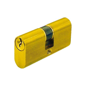 Овальний двосторонній циліндр CISA 08110 (серія Logo), профіль Oval, тип «ключ-ключ»