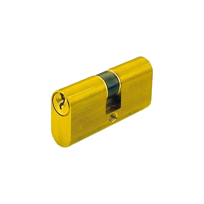 Овальний двосторонній циліндр CISA 08110 (серія Logo), профіль Oval, тип «ключ-ключ»