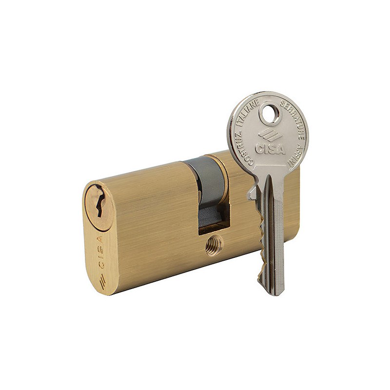 Овальний двосторонній циліндр CISA 08210 для замків під овальний профіль