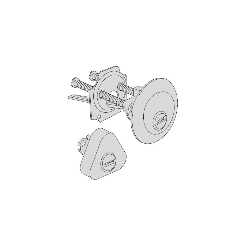 Пара циліндрів CISA ASTRAL для замка 11630 (ключ–ключ), у комплекті 3 ключі