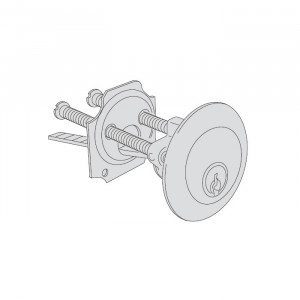 Оригінальний циліндр CISA для замка/пристрою серії 1A610; 5-піновий механізм, комплект з 3 ключами