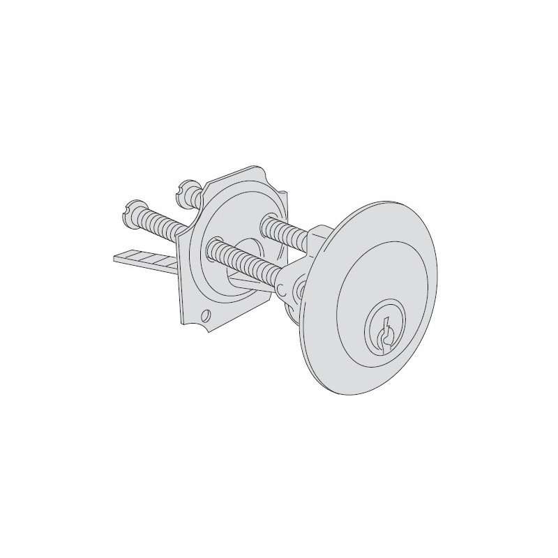 Оригінальний циліндр CISA для замка/пристрою серії 1A610; 5-піновий механізм, комплект з 3 ключами