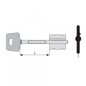 Заготовка сувальдного ключа CISA