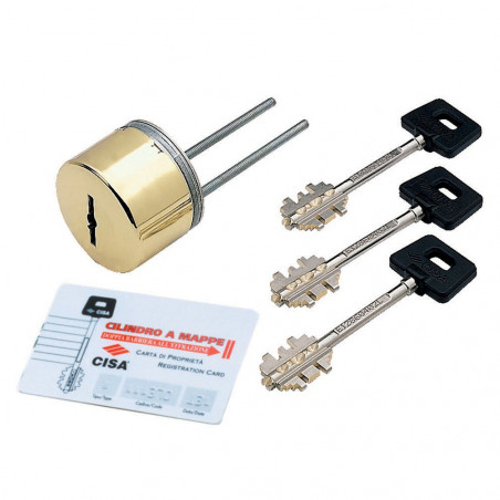 Модуль/серцевина CISA NEW CAMBIO FACILE для дверей з сувальдними замками; у наборі 5+5 ключів
