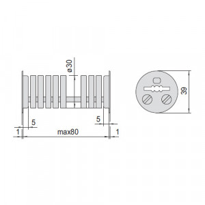 Втулка-направляюча CISA 06142 для ключа з фланцем