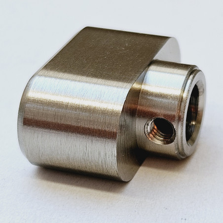 Поворотна ручка CISA для «підготовлених» євроциліндрів; за схемою: висота 29 мм, ширина 14,5 мм, база ~6,5 мм