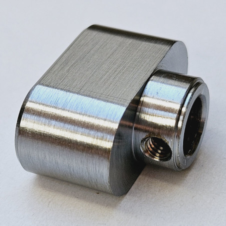 Поворотна ручка CISA для «підготовлених» євроциліндрів; за схемою: висота 29 мм, ширина 14,5 мм, база ~6,5 мм