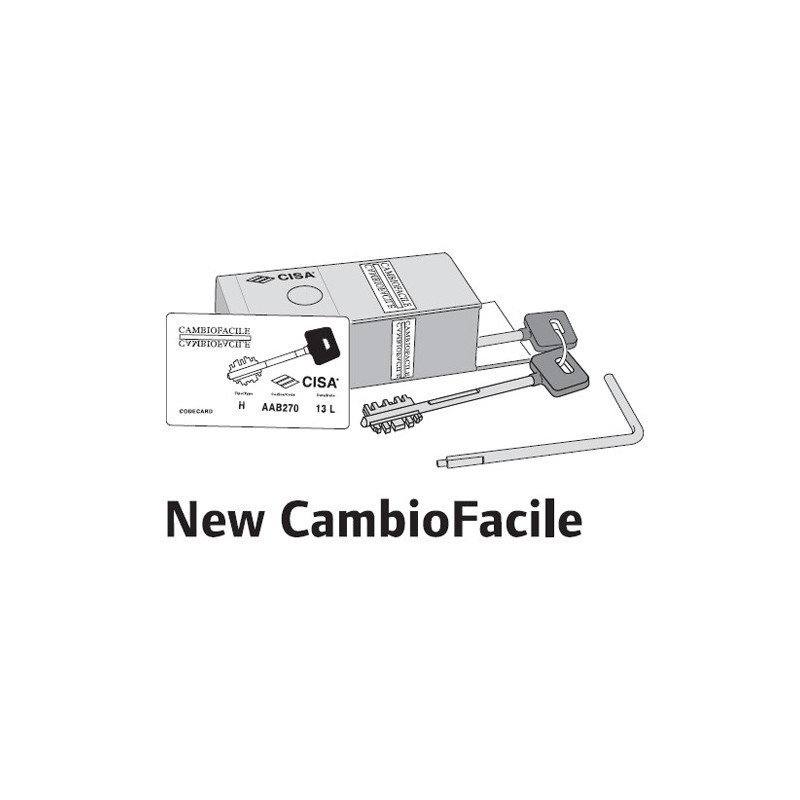 Комплект ключів CISA New Cambio Facile