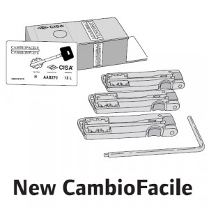 Комплект ключів CISA Cambio Facile (3 шт.) в індивідуальних пластикових коробках