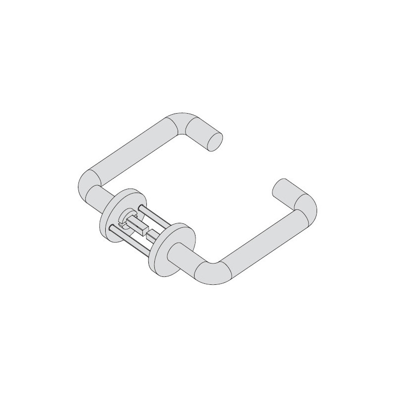 Комплект із двох ручок для CISA Exit Lock; сумісність: 56916, 56917, 56936, 56937