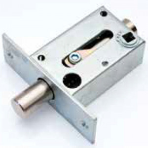 D7/IW: девіатор для бронедверей з фронтальною планкою; нікельоване покриття, хід штока 27 мм